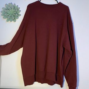 Oversized Burgundy Champion Sweatshirt